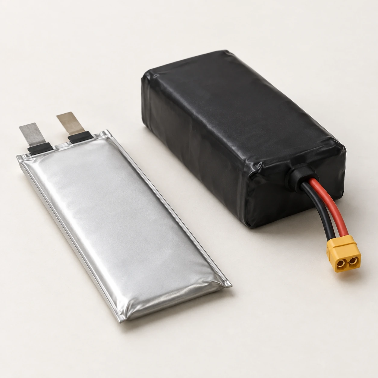Battery Cell & Pack Illustration, AI-generated, not an actual product photograph